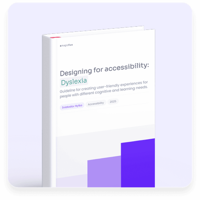 Designing for accessibility: Dyslexia