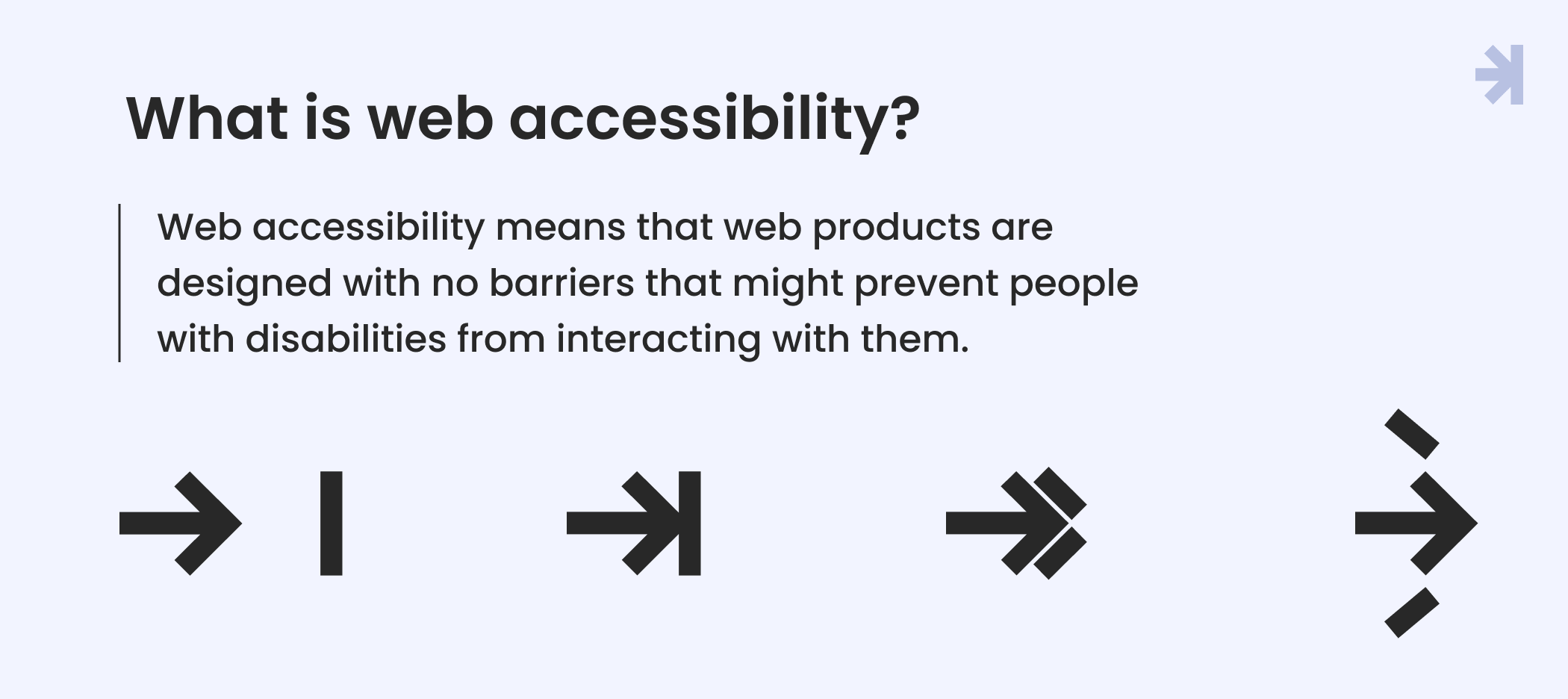 Understanding web accessibility